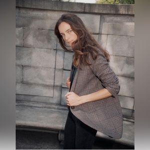 Madewell Larsen Blazer Hawsell Plaid